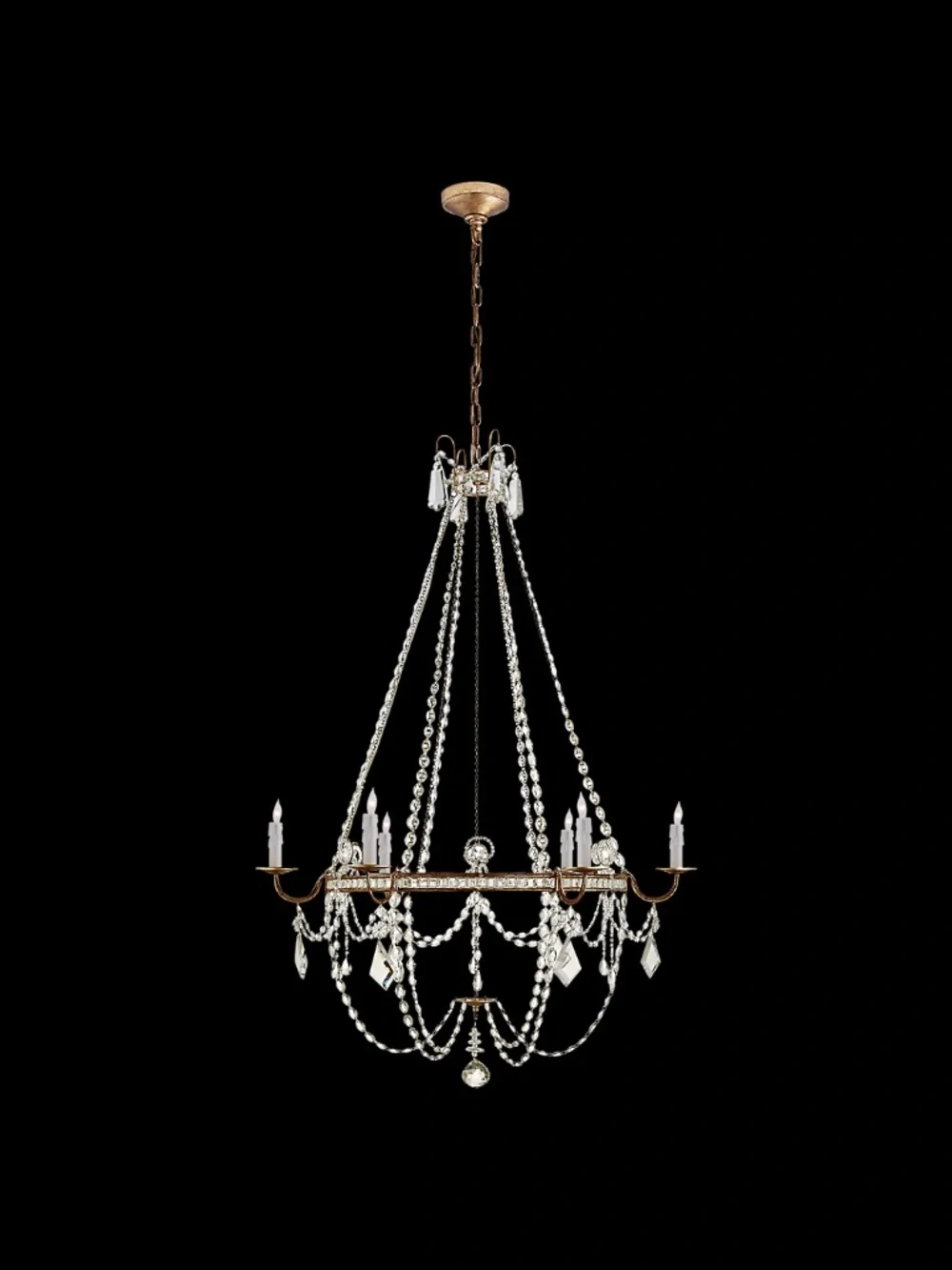Sharon Medium Chandelier - 6 candelabras